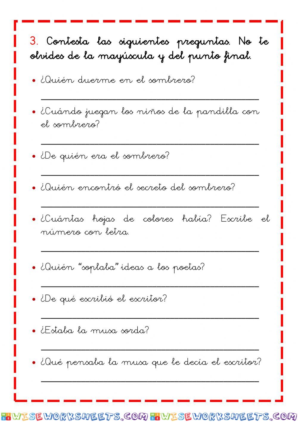 worksheet