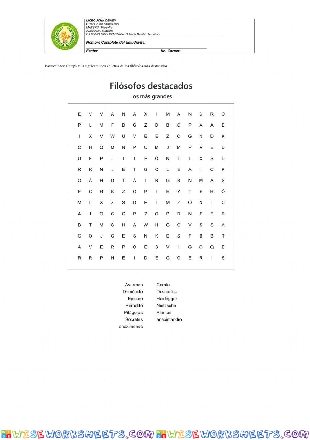 Filosofía