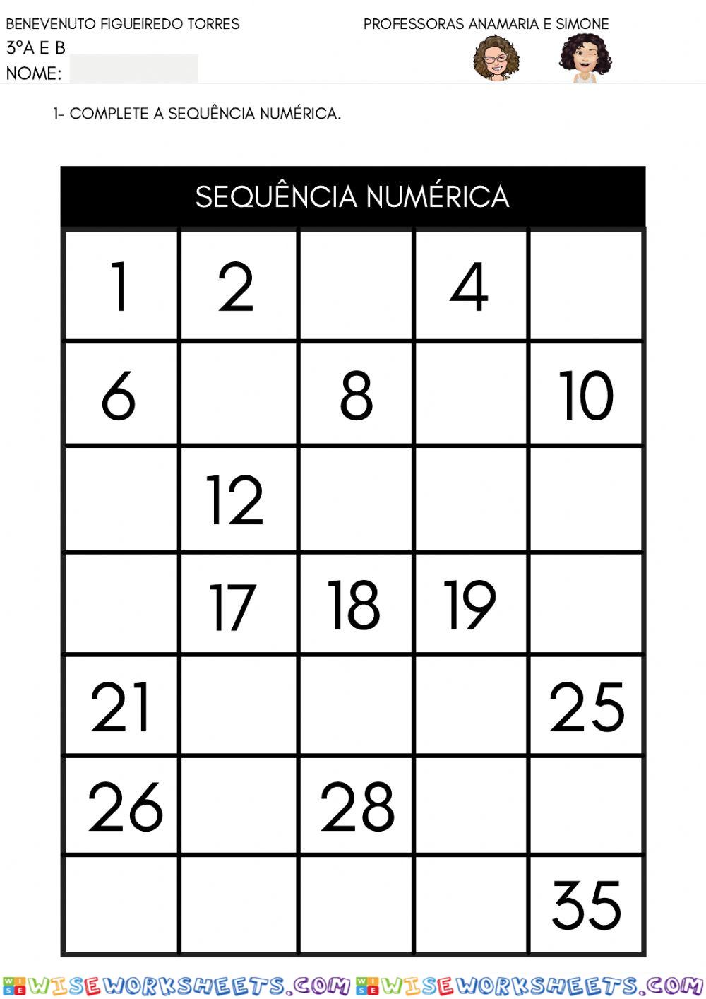 Sequência numérica