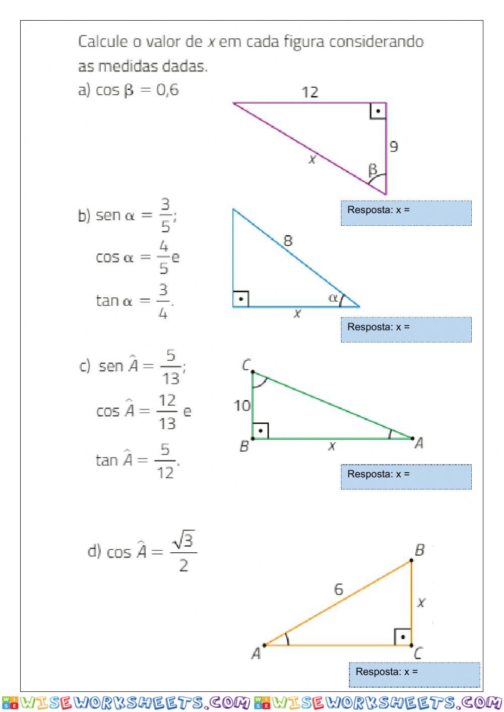 worksheet