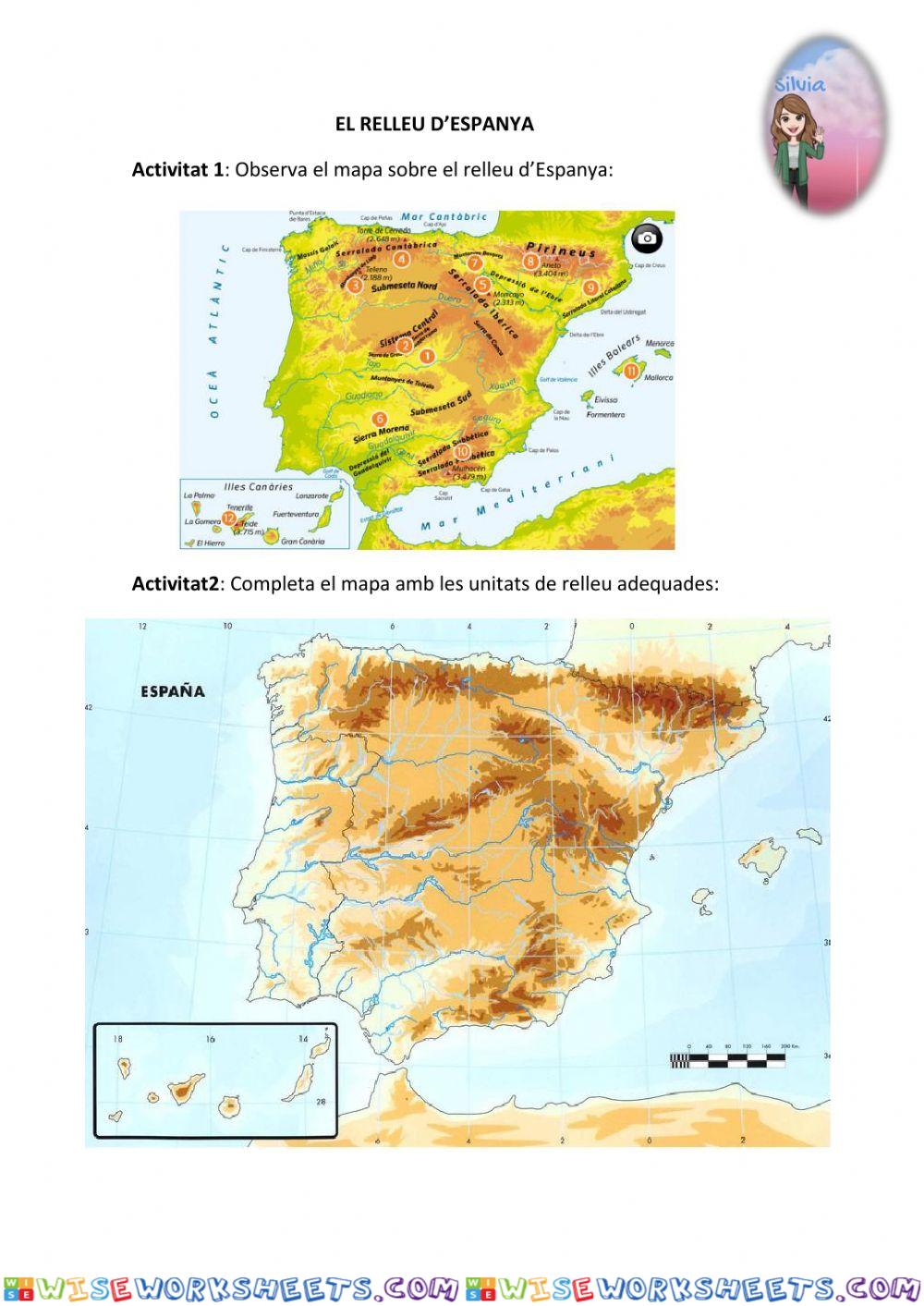 El relleu d'Espanya