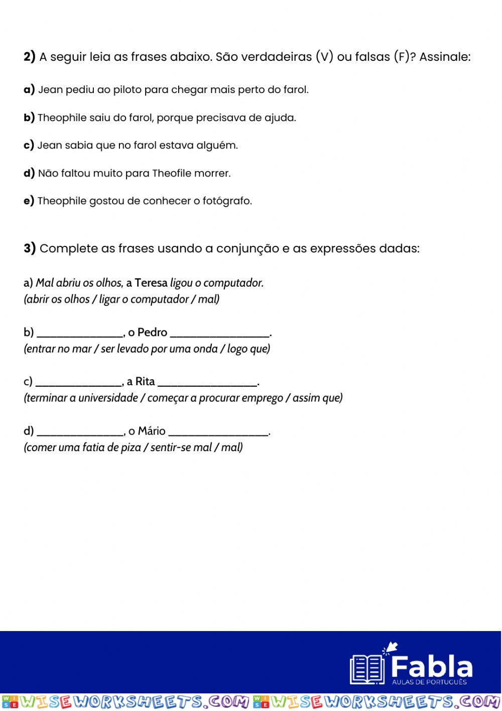 worksheet