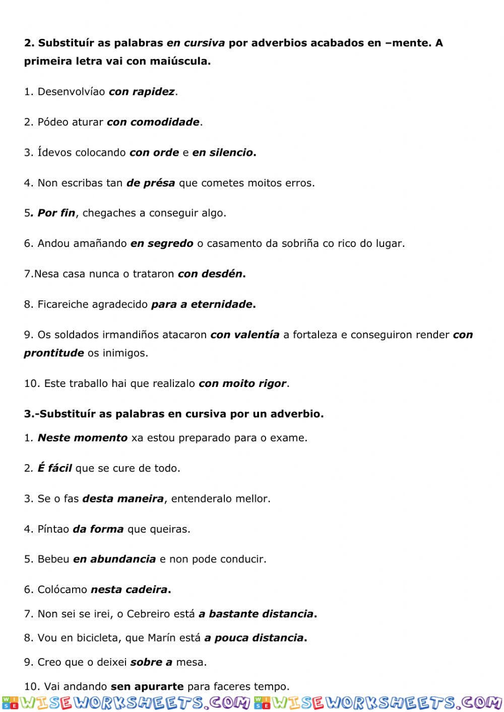 worksheet