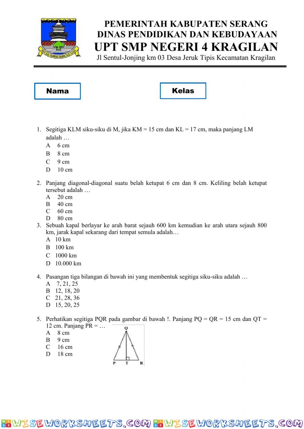 worksheet