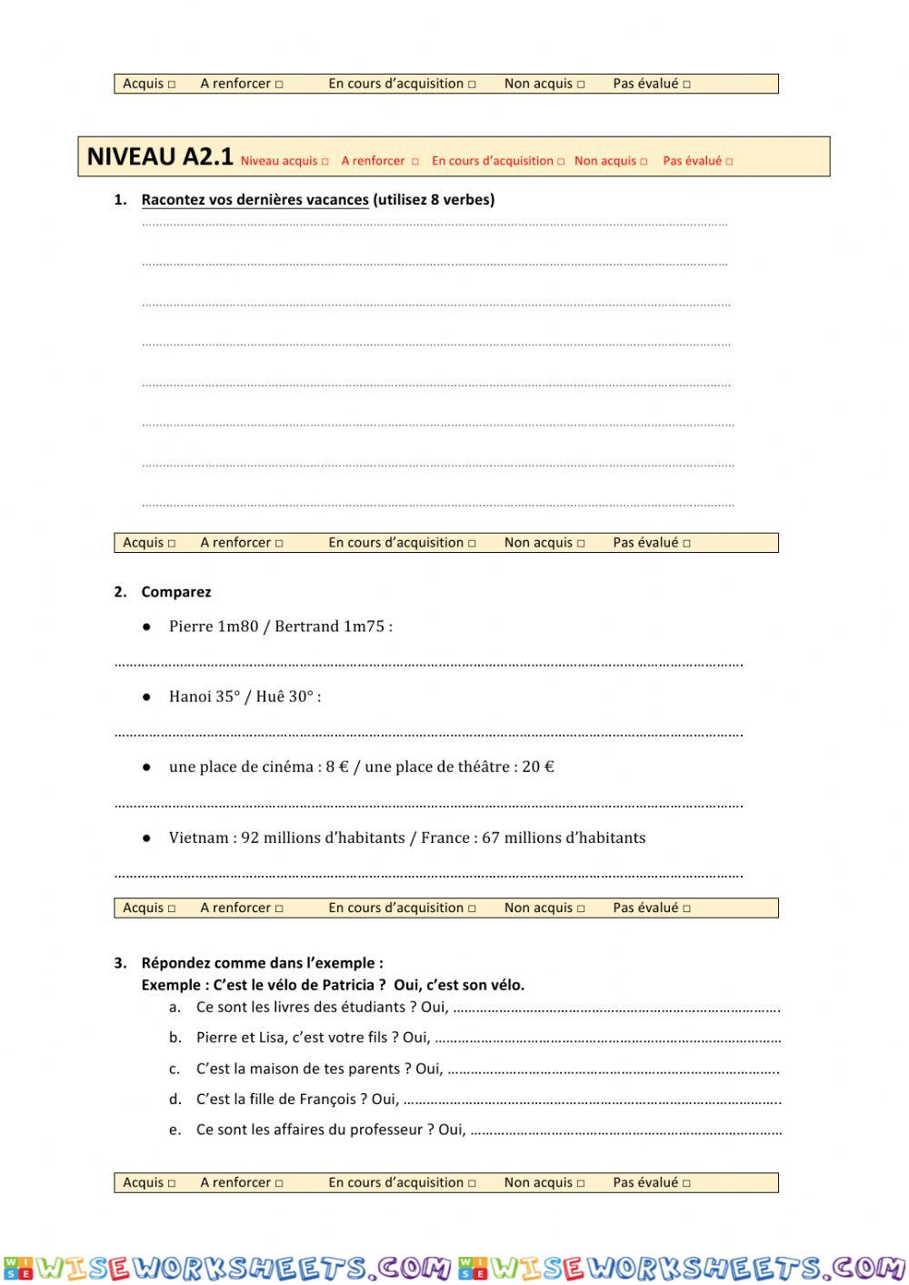 worksheet