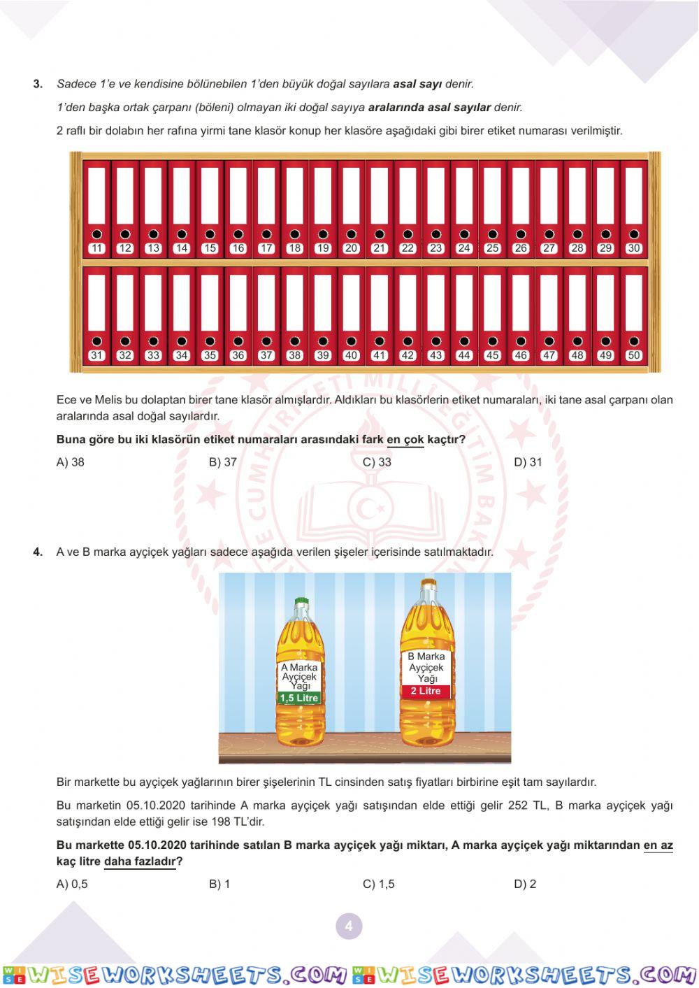 worksheet