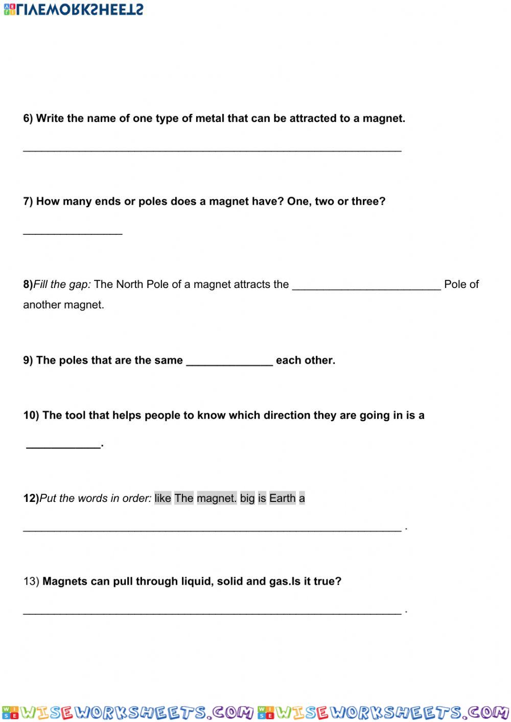 worksheet