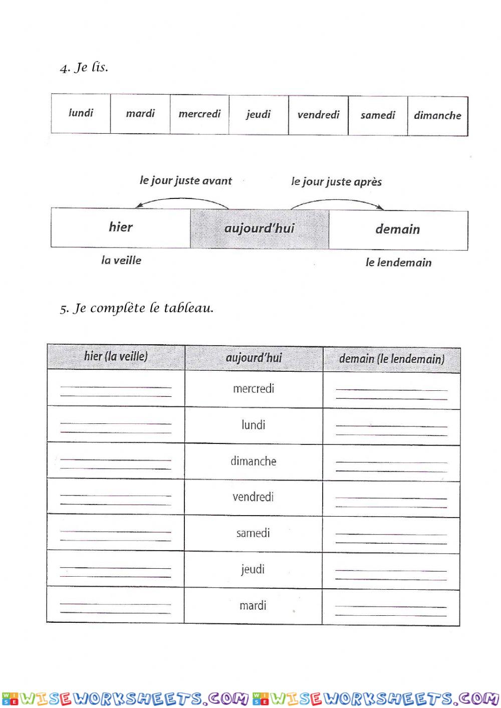 worksheet