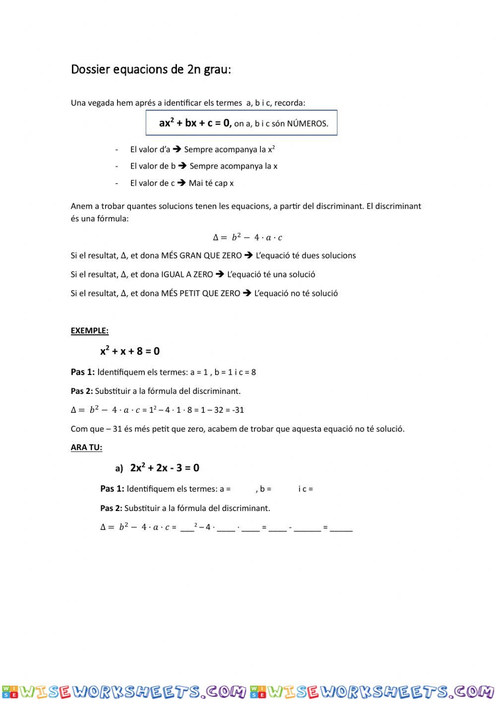 Discriminant