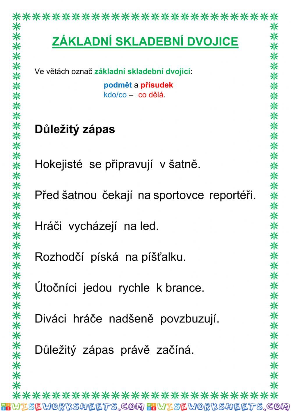 Základní skladební dvojice