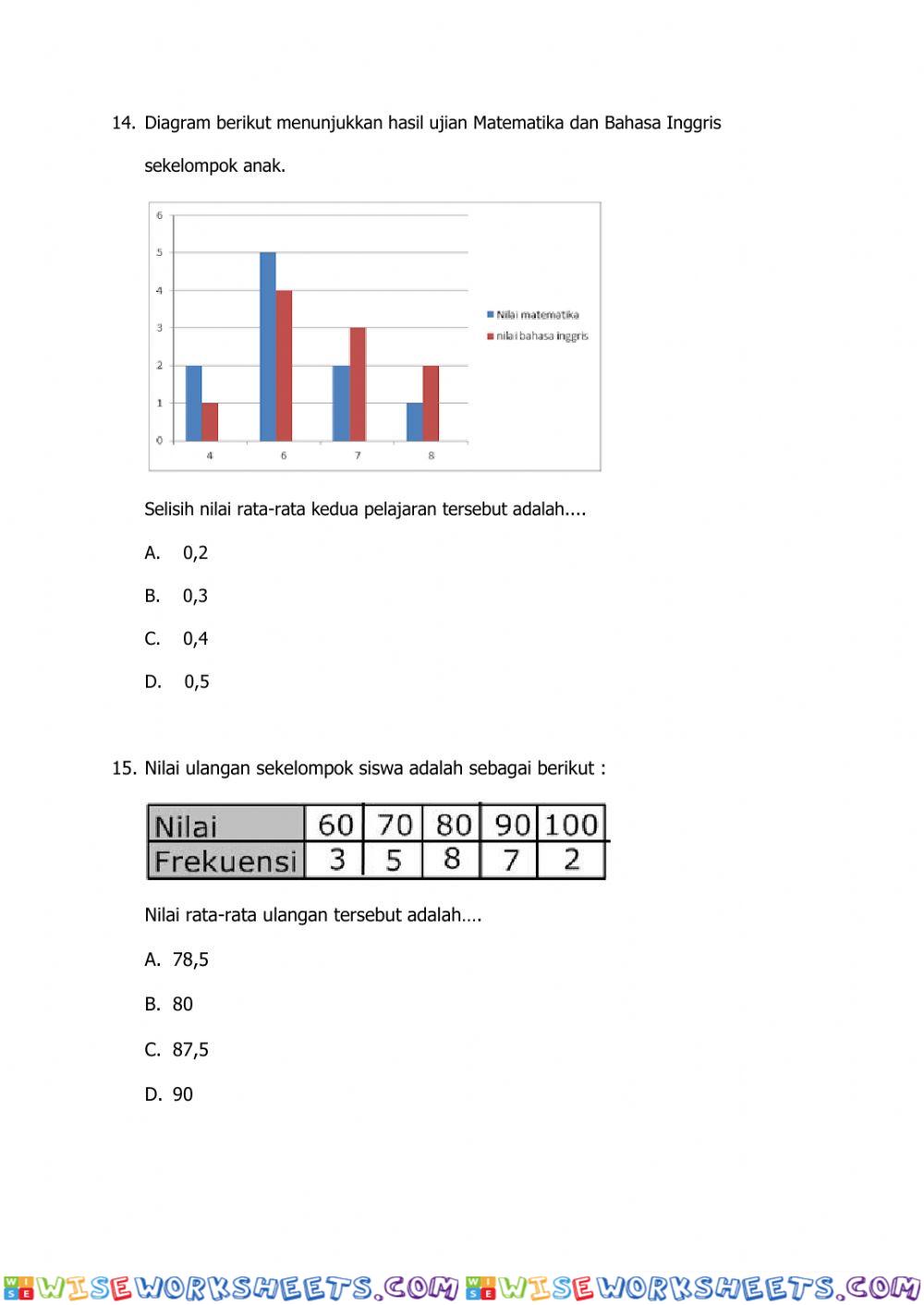 worksheet