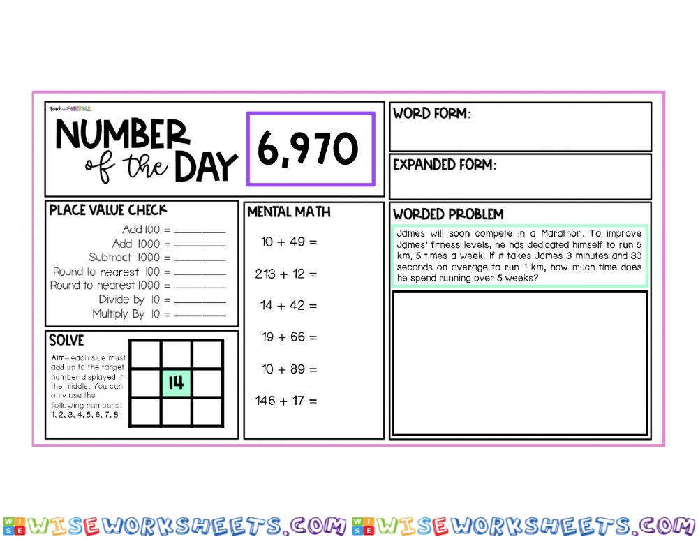 worksheet