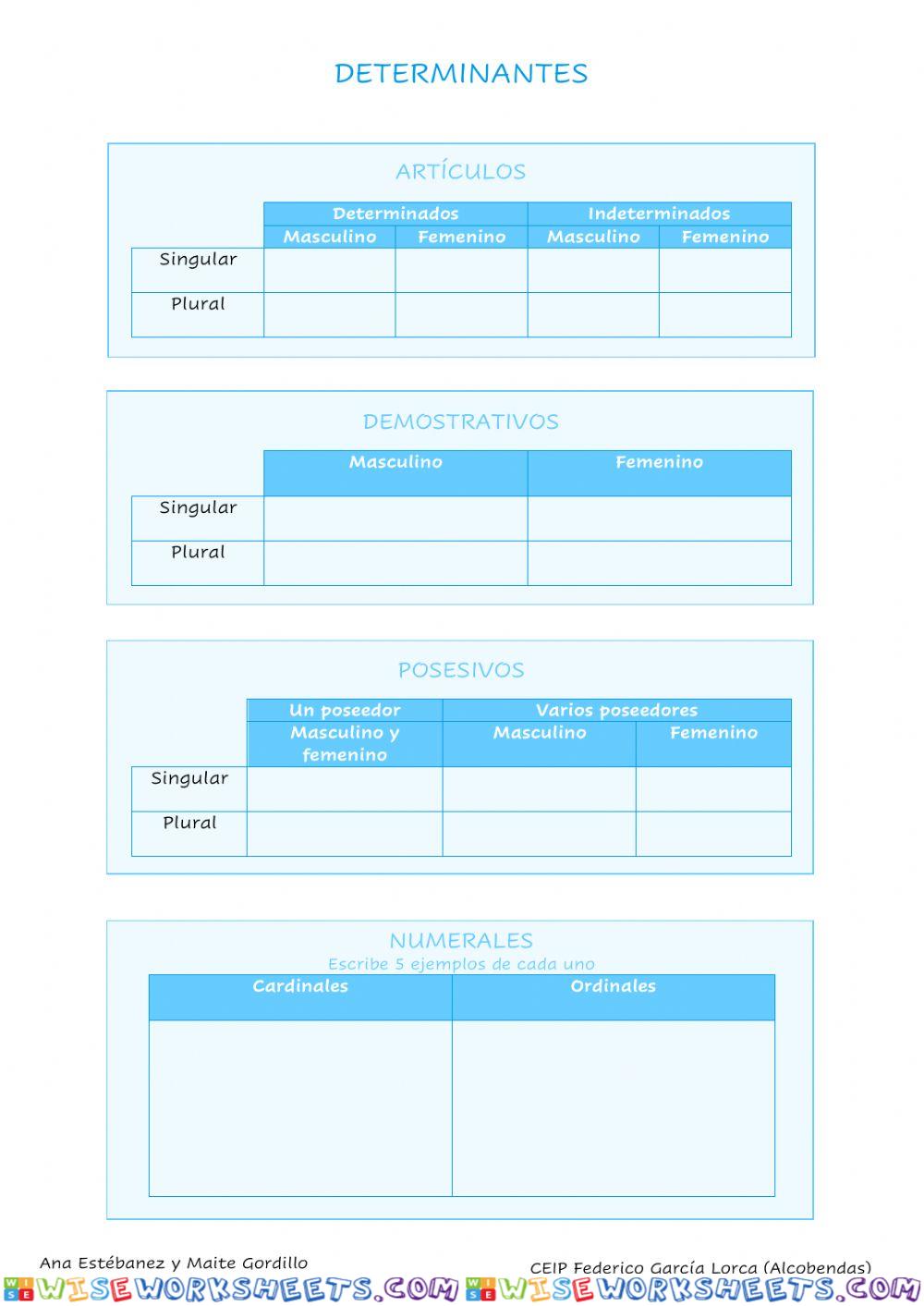 worksheet