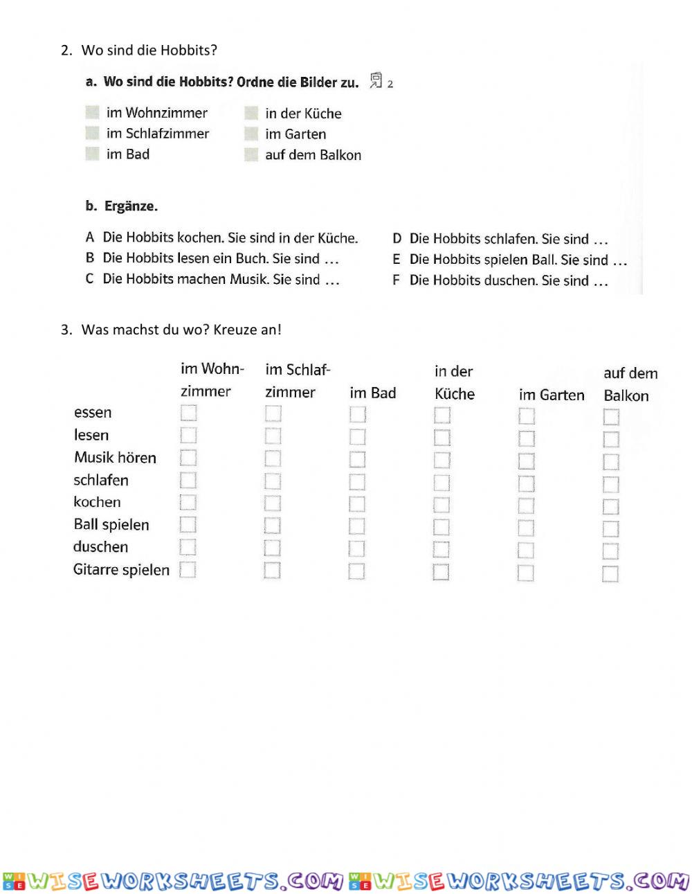 worksheet