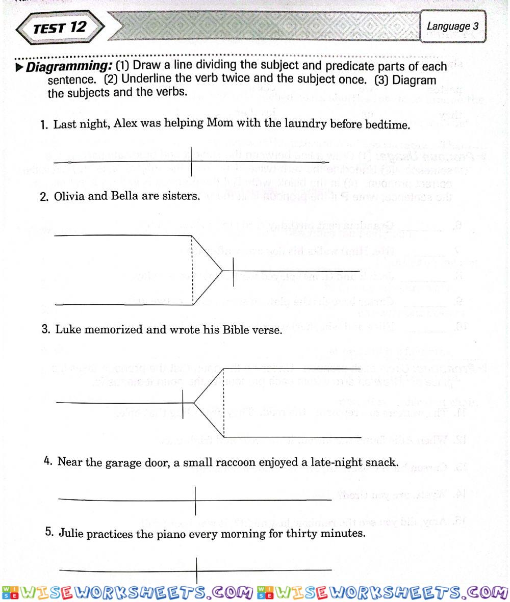 Language Test 12