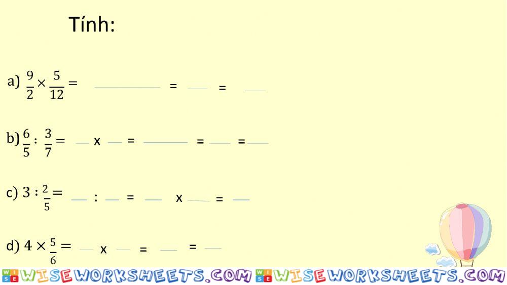 worksheet