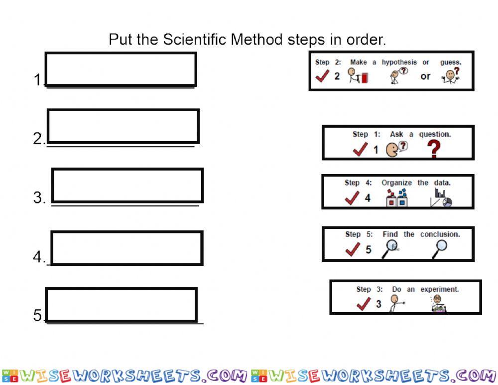 Scientific Method Sort