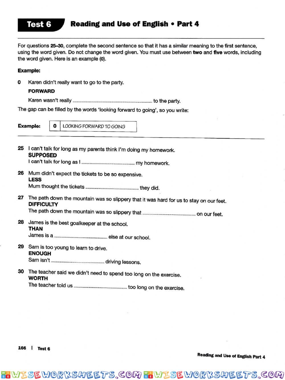 worksheet