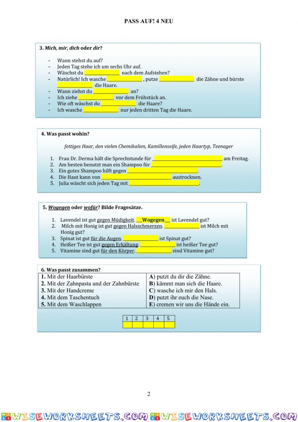 worksheet