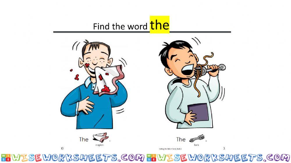 Sight Word -the-