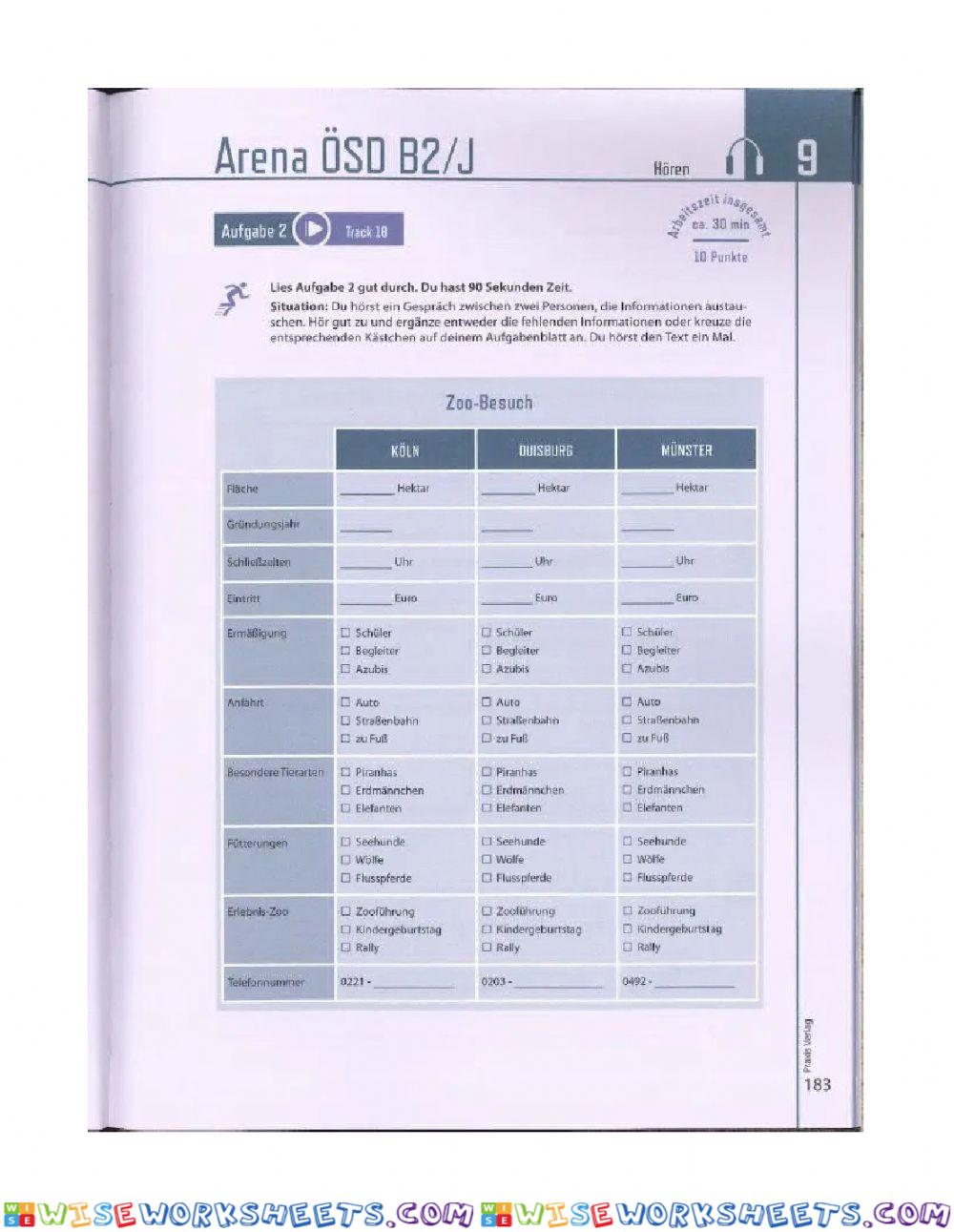 worksheet