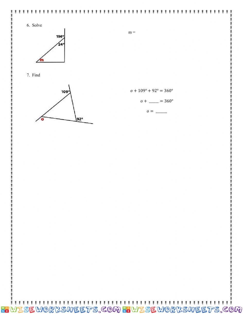 worksheet