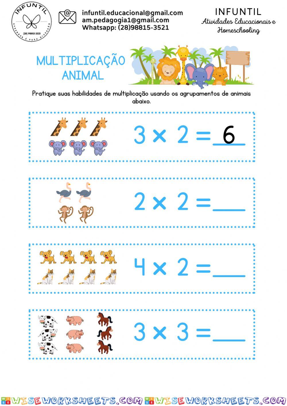 Conceito multiplicação simples