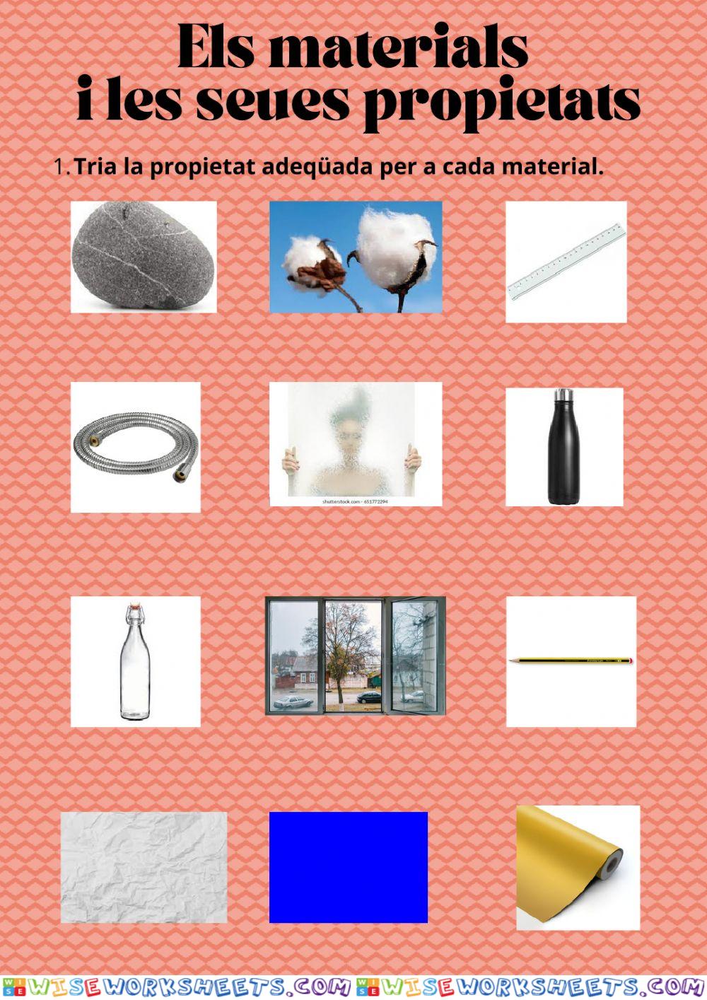 Els materials i les seues propietats