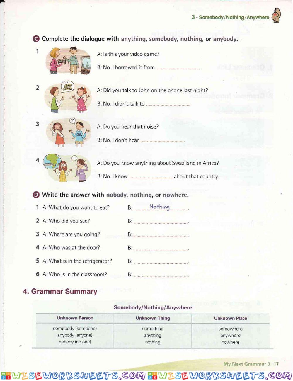 worksheet