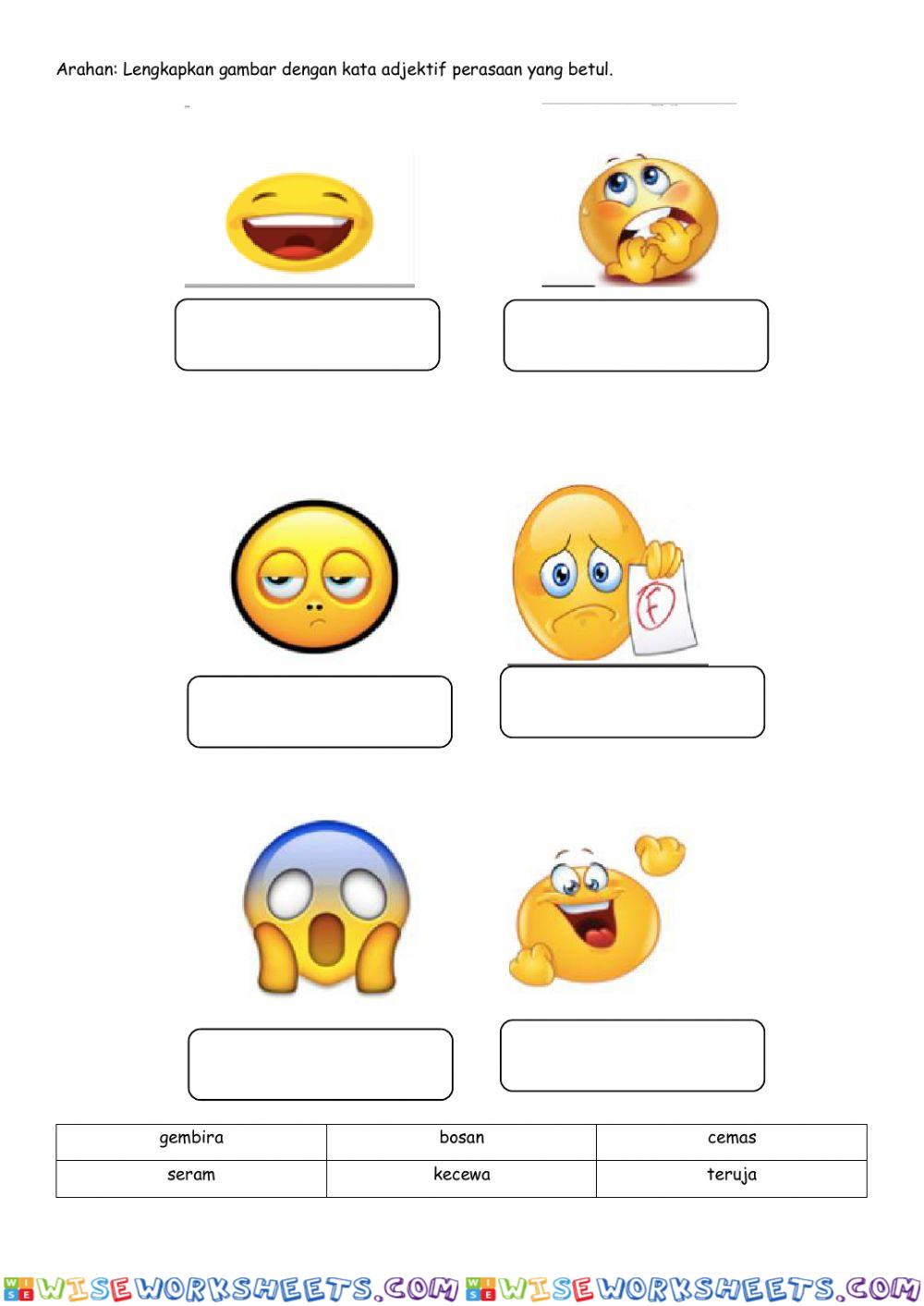 Kata Adjektif Perasaan