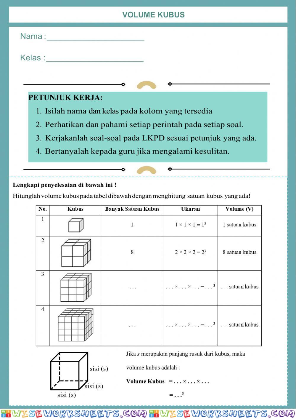 worksheet