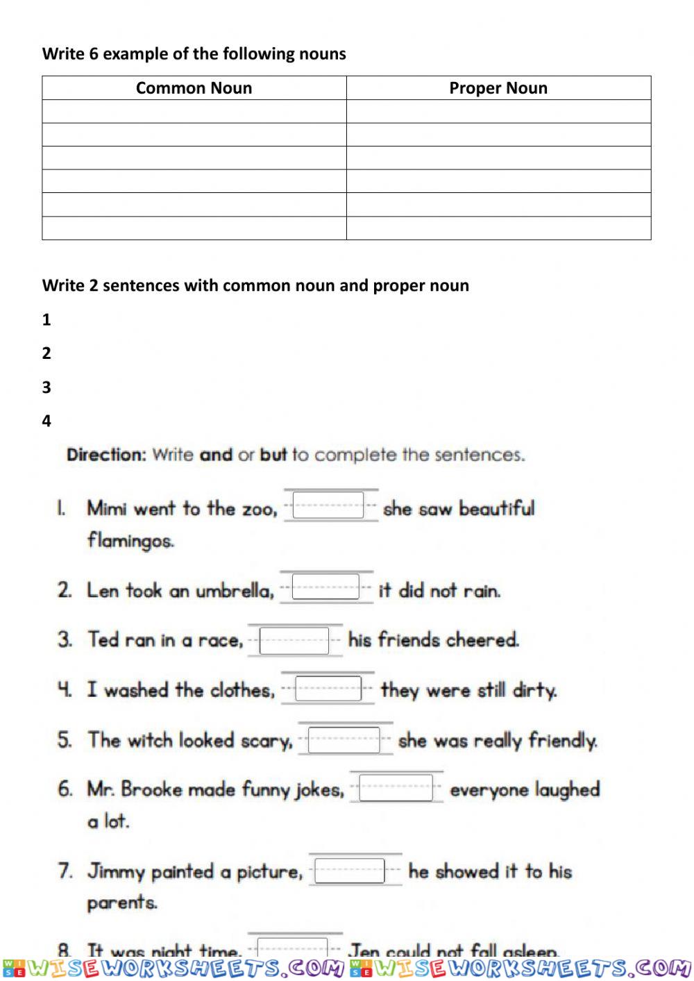 worksheet