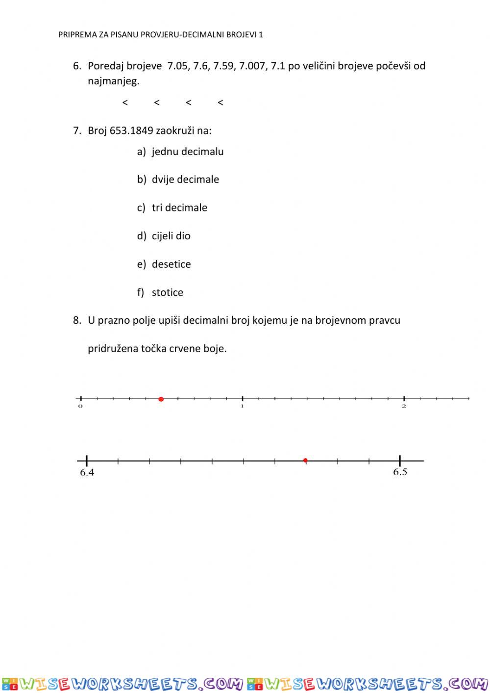 worksheet