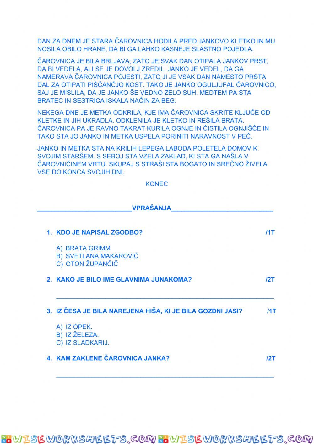 worksheet