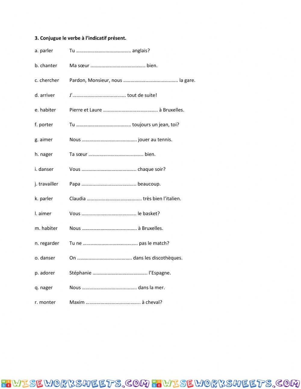 worksheet