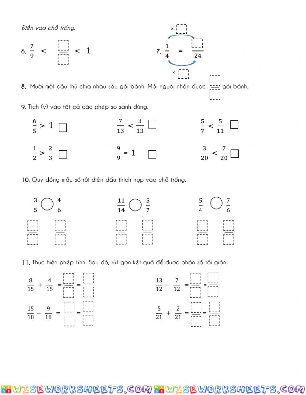 worksheet