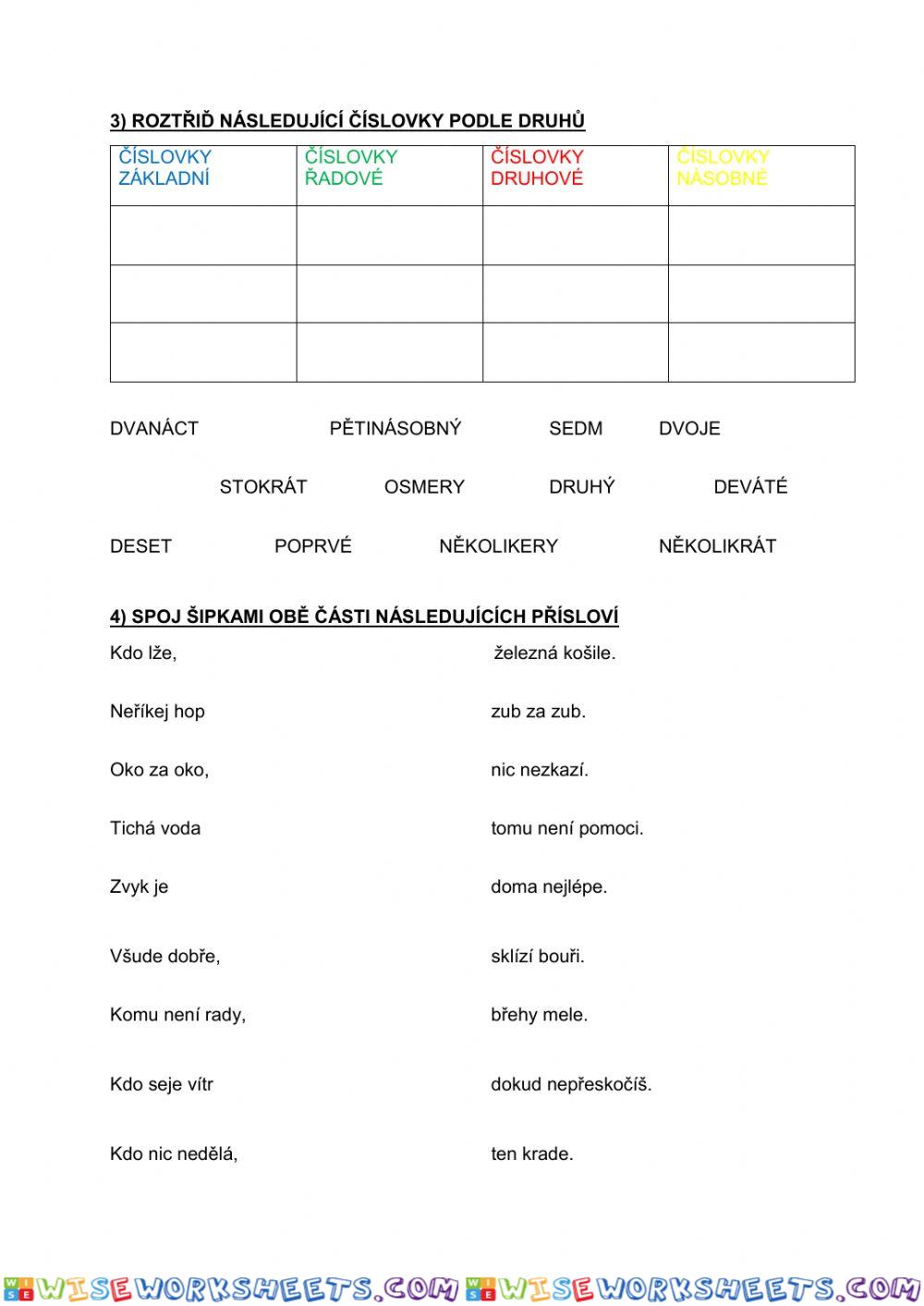 worksheet