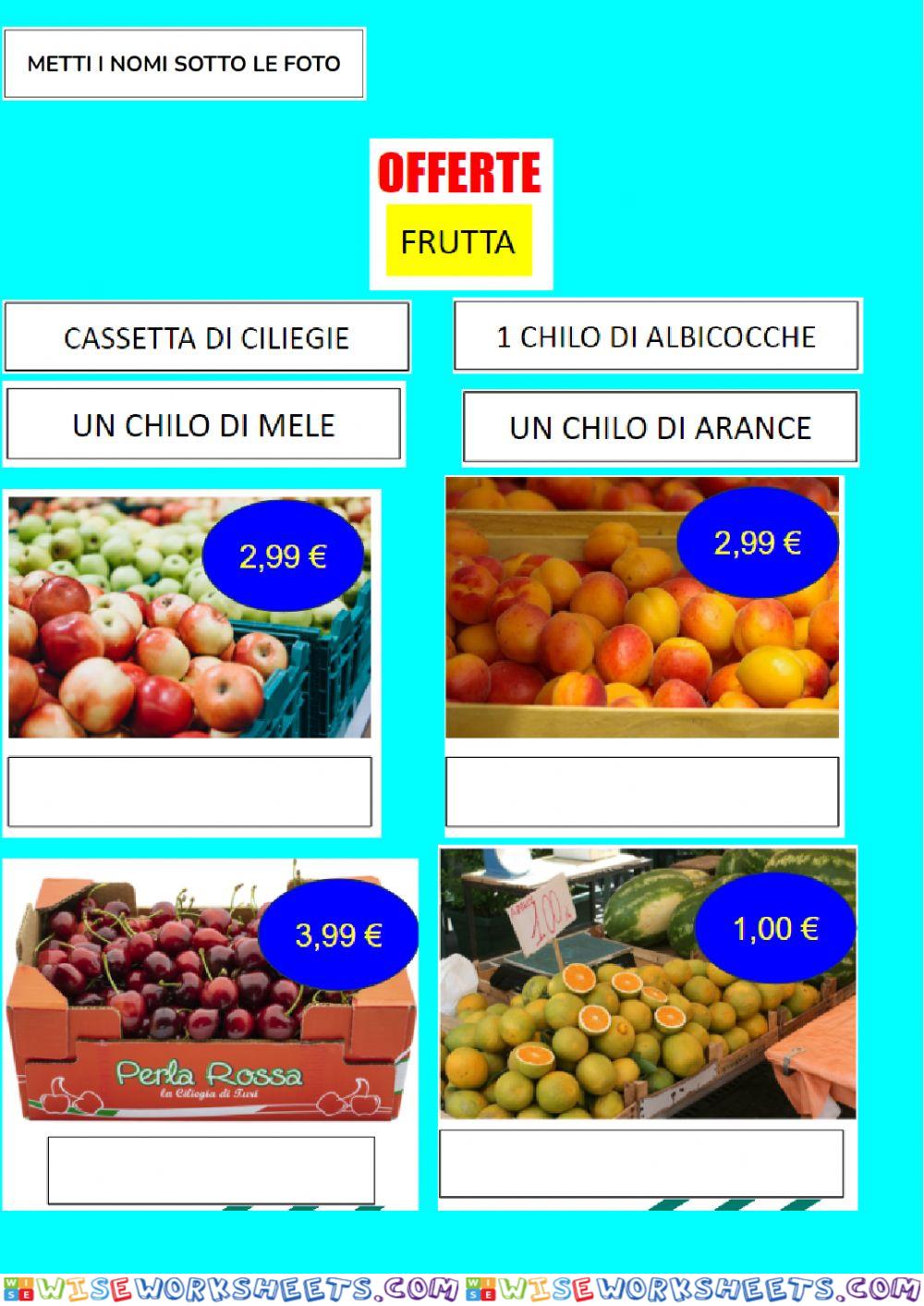 La frutta