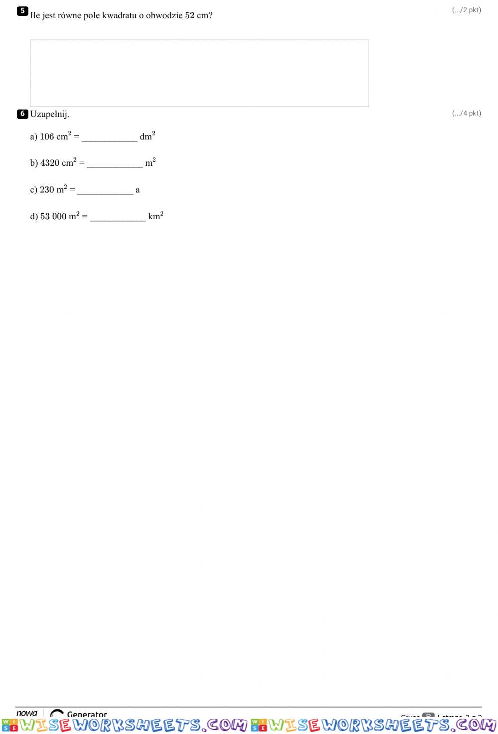 worksheet