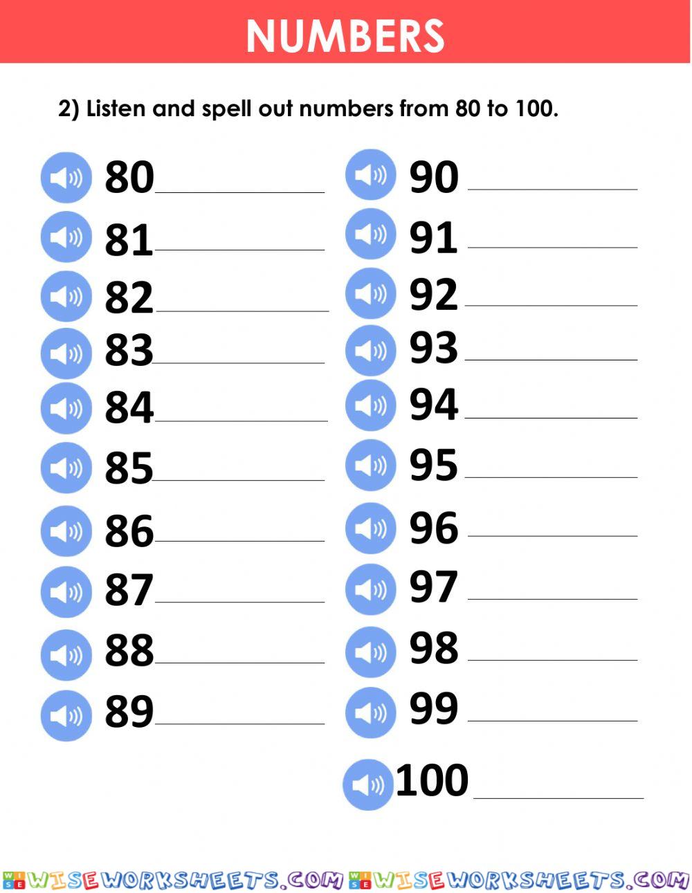 worksheet