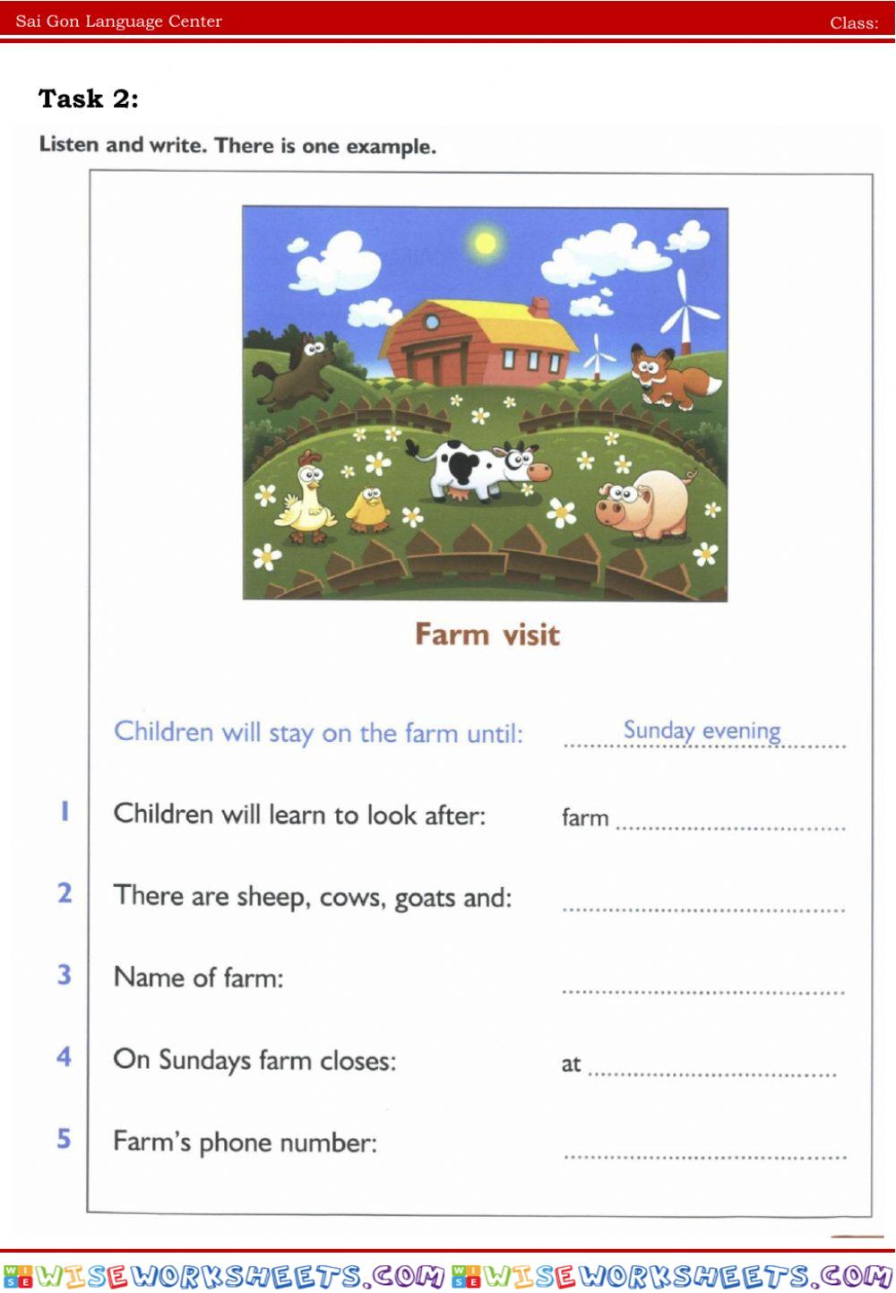 worksheet