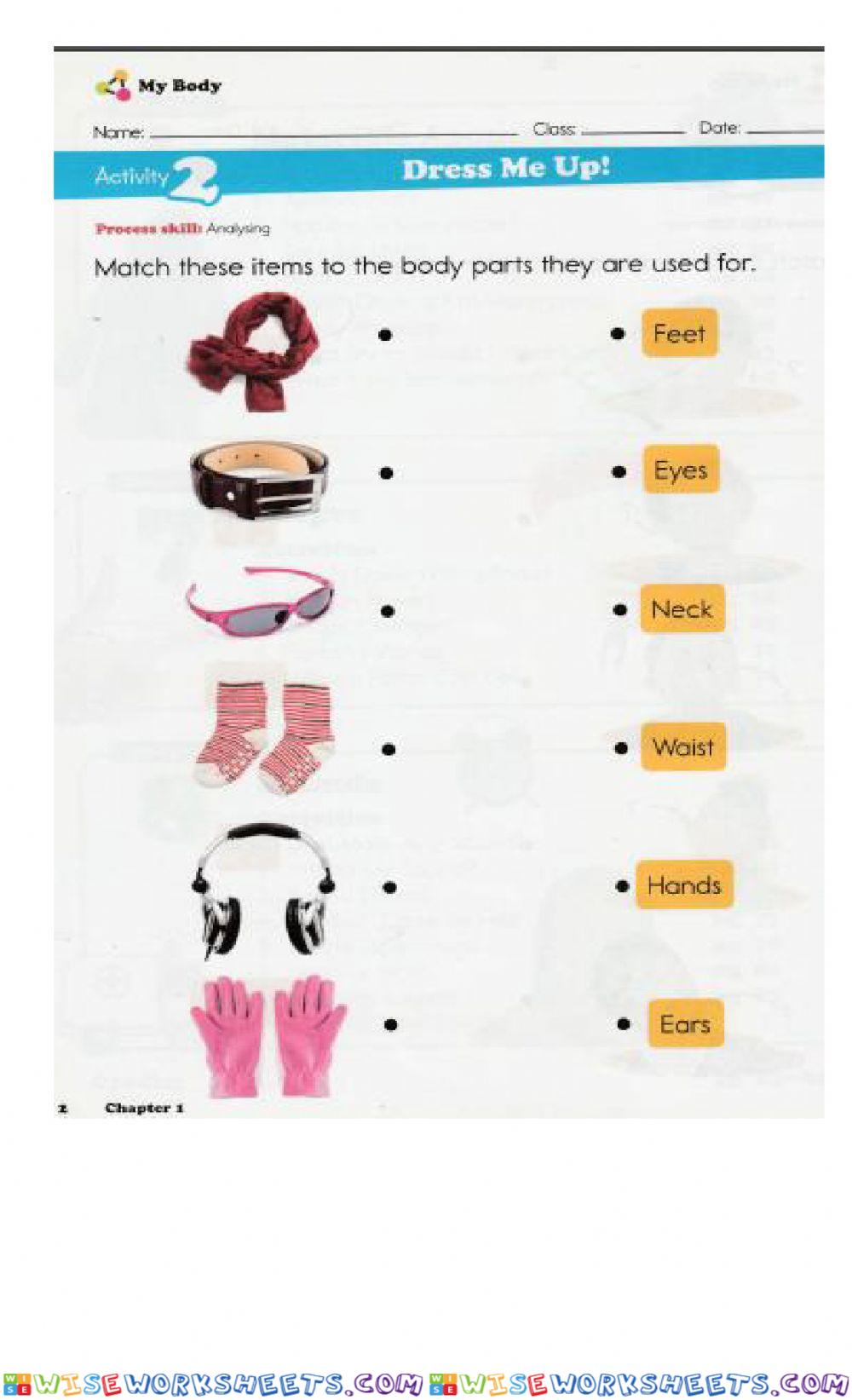 Activity 2: Dress Me Up