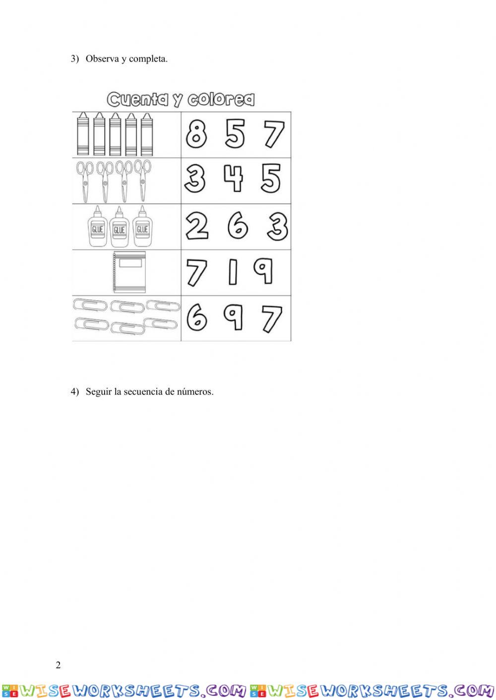 worksheet