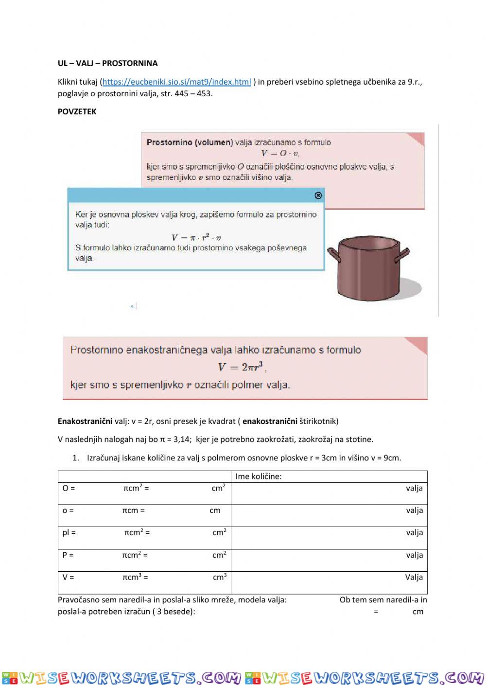 Geometrijska telesa