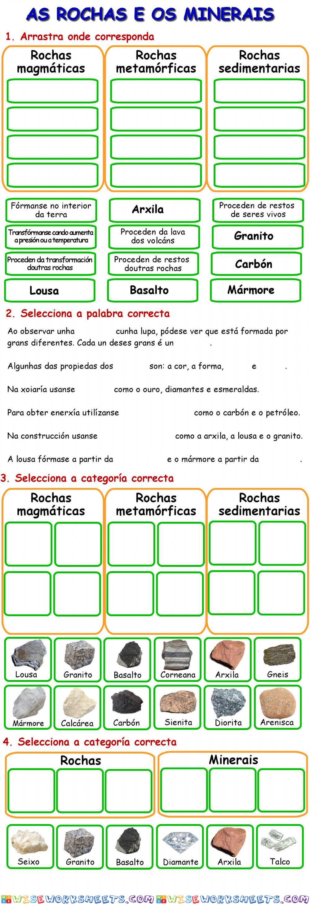 Rochas e minerais