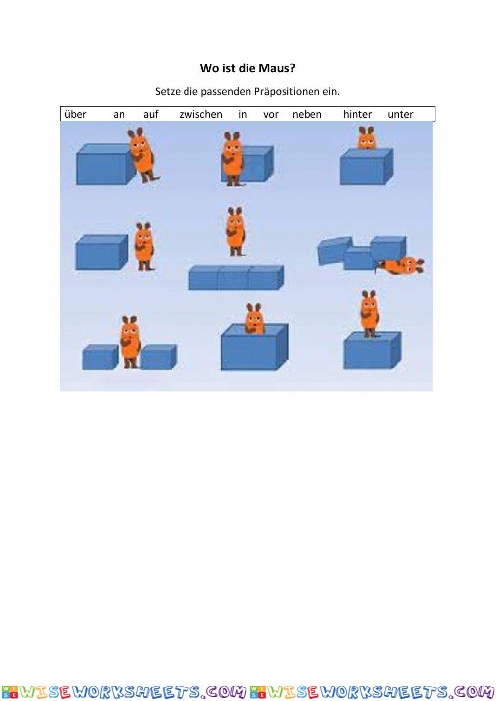 Wo ist die Maus?