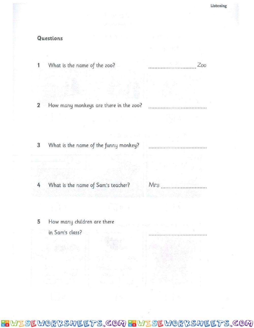 worksheet