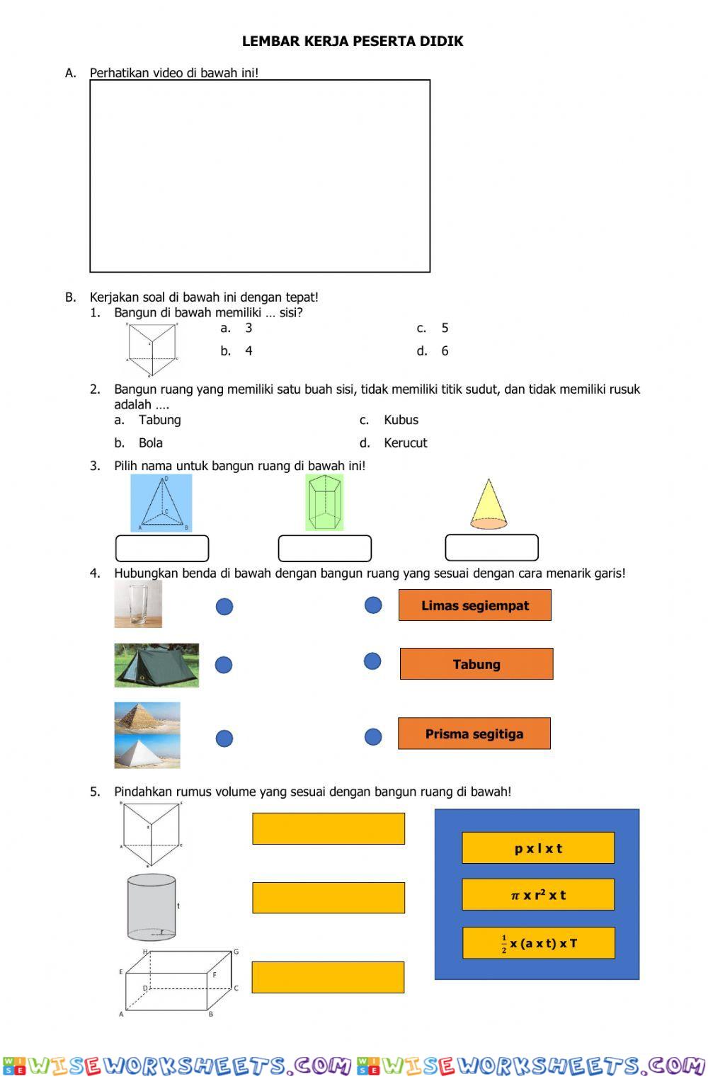 worksheet