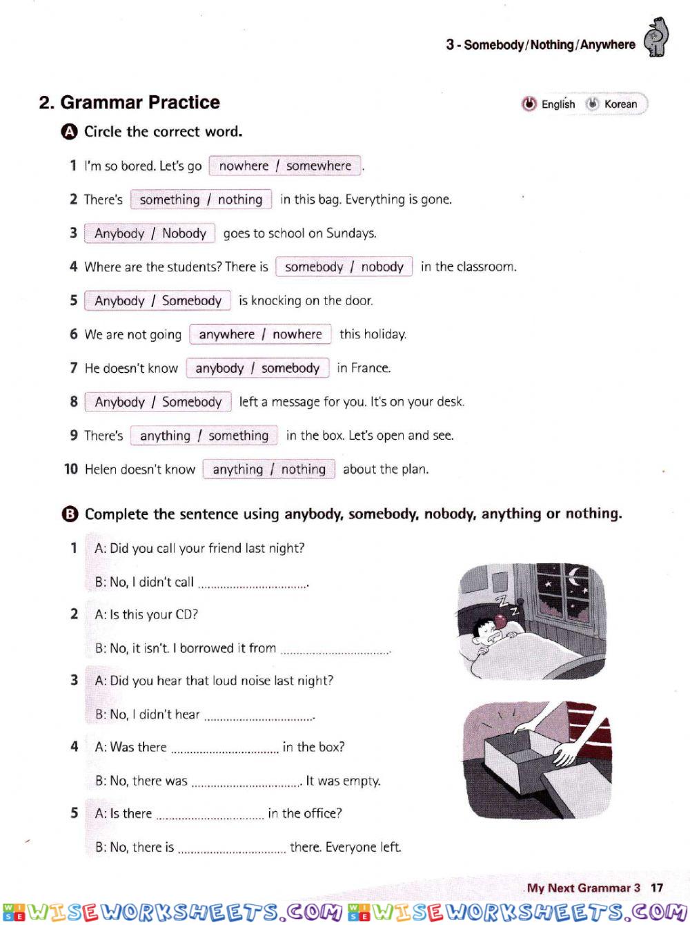 worksheet