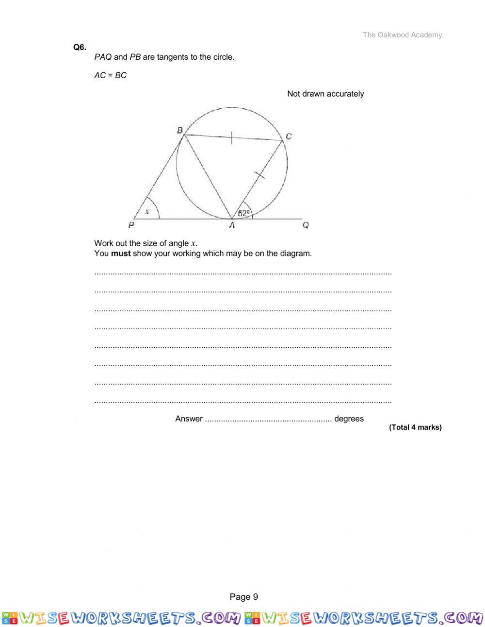 worksheet